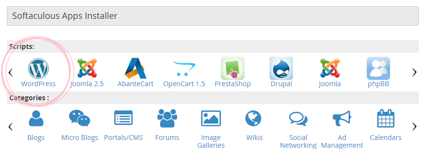 Softaculous. WORDPRESS 1с-Битрикс Joomla OPENCART Drupal сравнение.