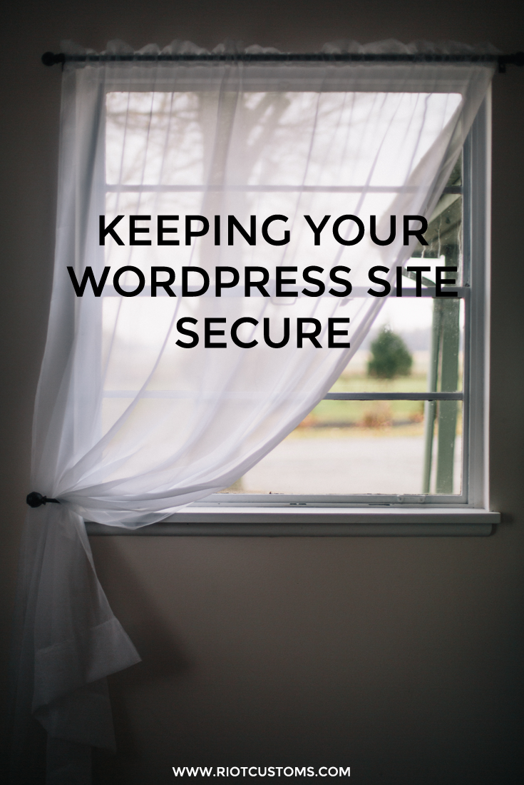 secure wordpress site
